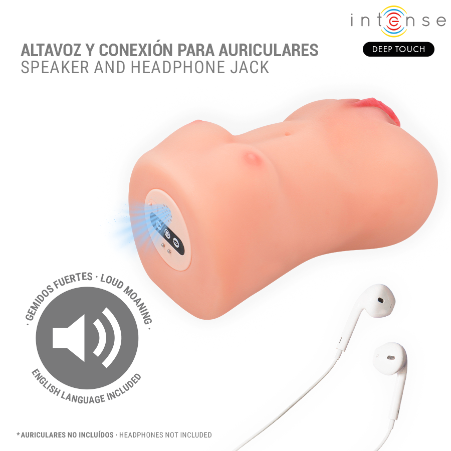 INTENSE DEEP TOUCH - CATHERINE VIBRATOR SUCTION MASTURBATOR WITH VOICE - Bild 4