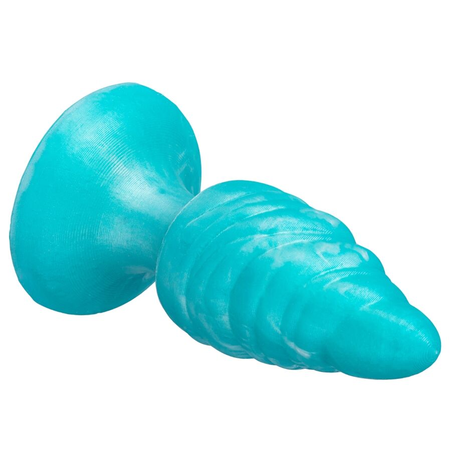 SILEXD - MELTY ANAL PLUG FANTASY LIQUID SILICONE THERMOREACTIVE CELESTIAL BLUE 9.2 CM - Bild 4