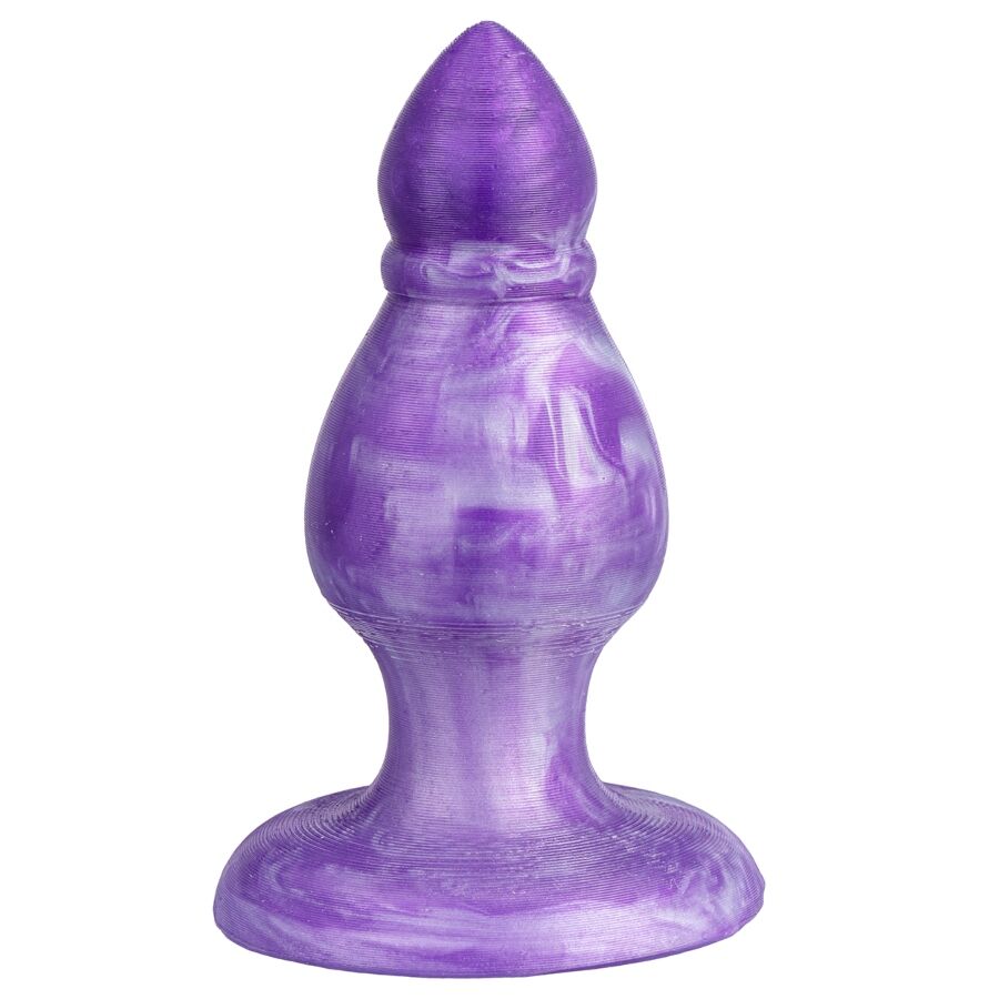 SILEXD - QUEEN ANAL PLUG FANTASY LIQUID SILICONE THERMOREACTIVE PURPLE 9.2 CM - Bild 3