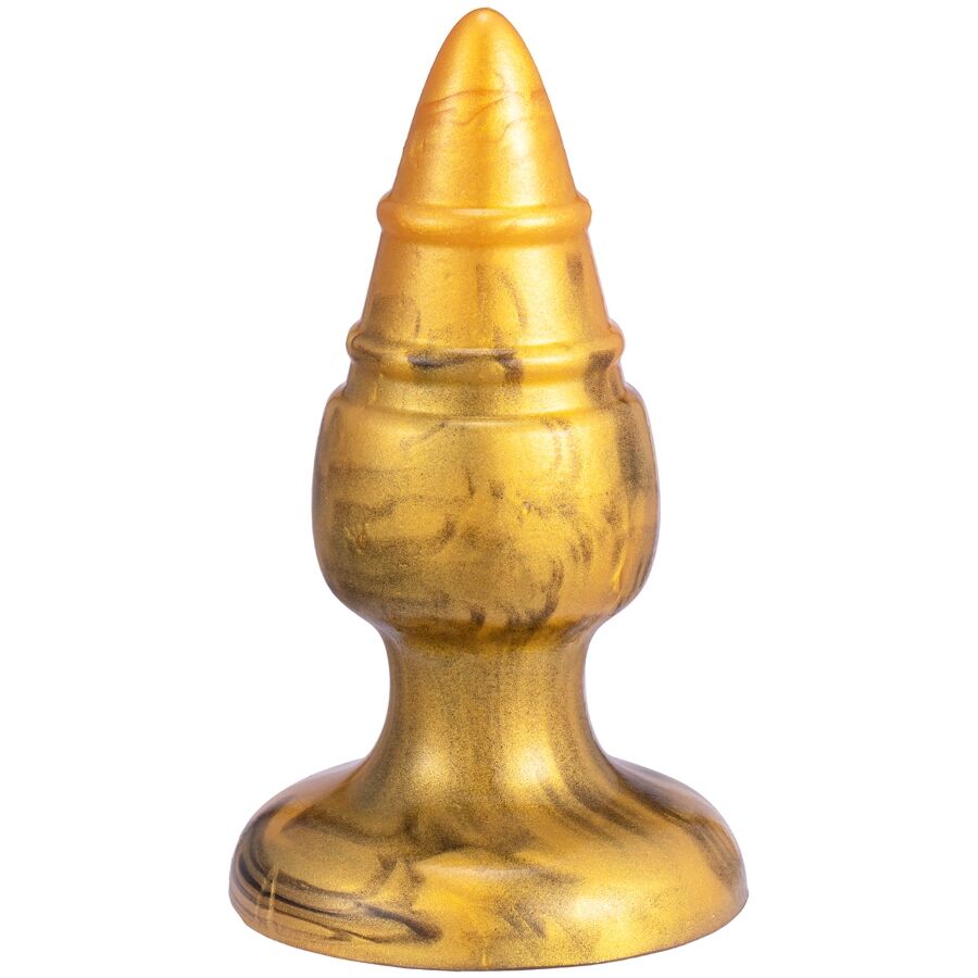 SILEXD - GOLDY ANAL PLUG FANTASY LIQUID SILICONE THERMOREACTIVE GOLDEN 9.2 CM - Bild 3