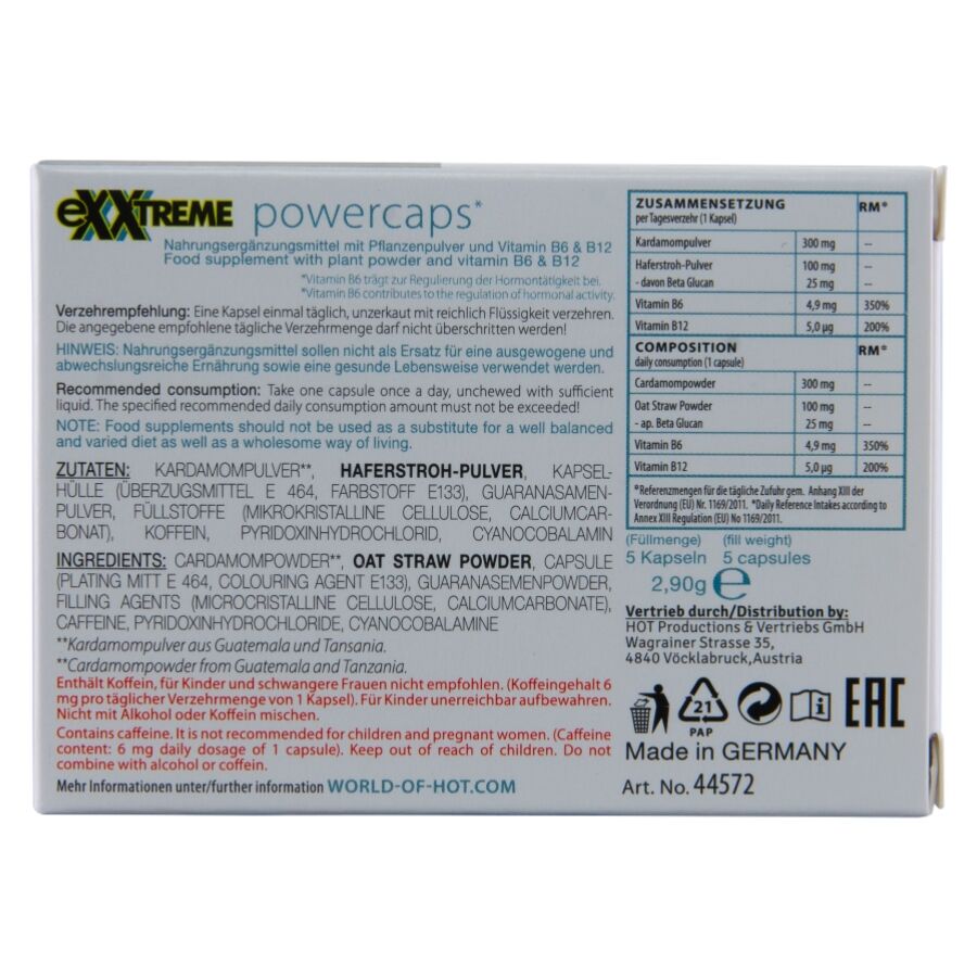 HOT - EXXTREME POWER CAPS MAN 5 UNITS - Bild 4