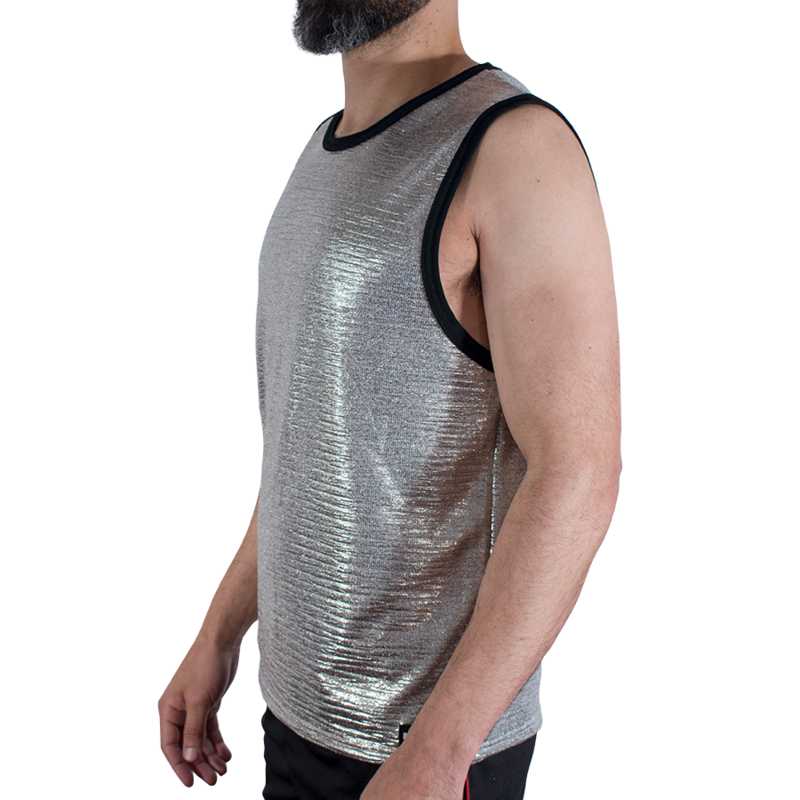 Alternative view of MACHO - FINE GLITTER T-SHIRT S/M