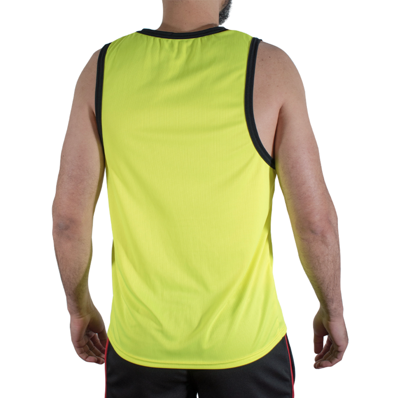 Alternative view of MACHO - CMV001 YELLOW GYM T-SHIRT S/M
