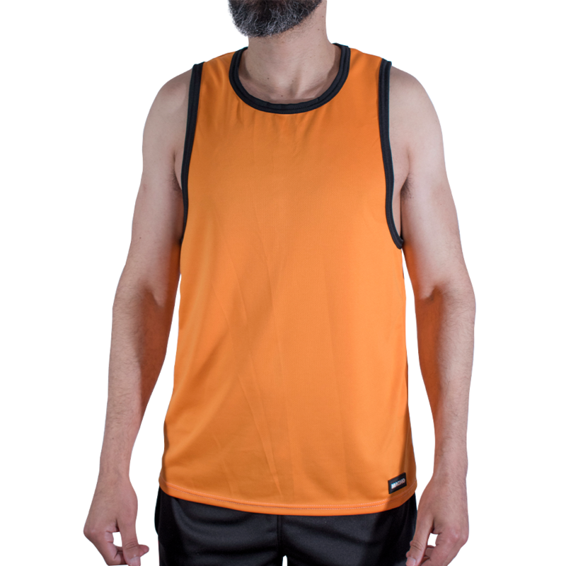 MACHO - CMV005 ORANGE GYM T-SHIRT S/M AND L/XL