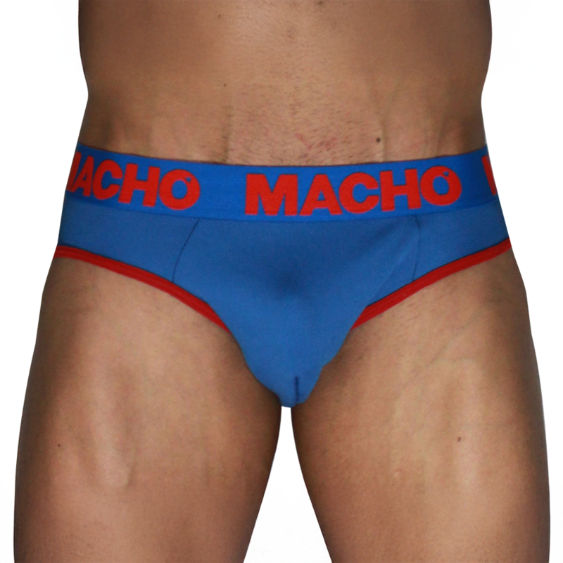 Alternative view of MACHO - MCH005 CLASSIC SLIP BLUE + RED S/M/L/XL