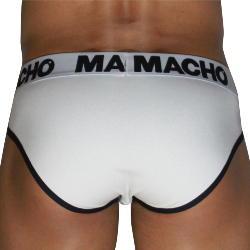 MACHO - MCH006 CLASSIC SLIP WHITE + BLACK S/M/L/XL - Bild 3