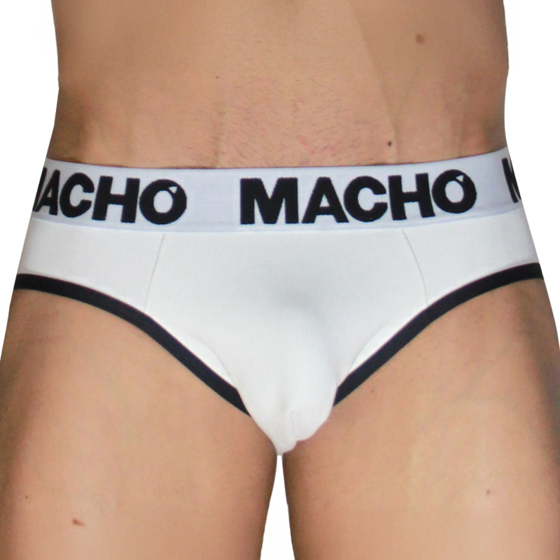 Alternative view of MACHO - MCH006 CLASSIC SLIP WHITE + BLACK S/M/L/XL