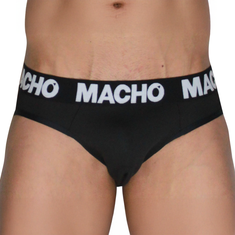 Alternative view of MACHO  - MCH007  CLASSIC SLIP BLACK + BLACK S - XL