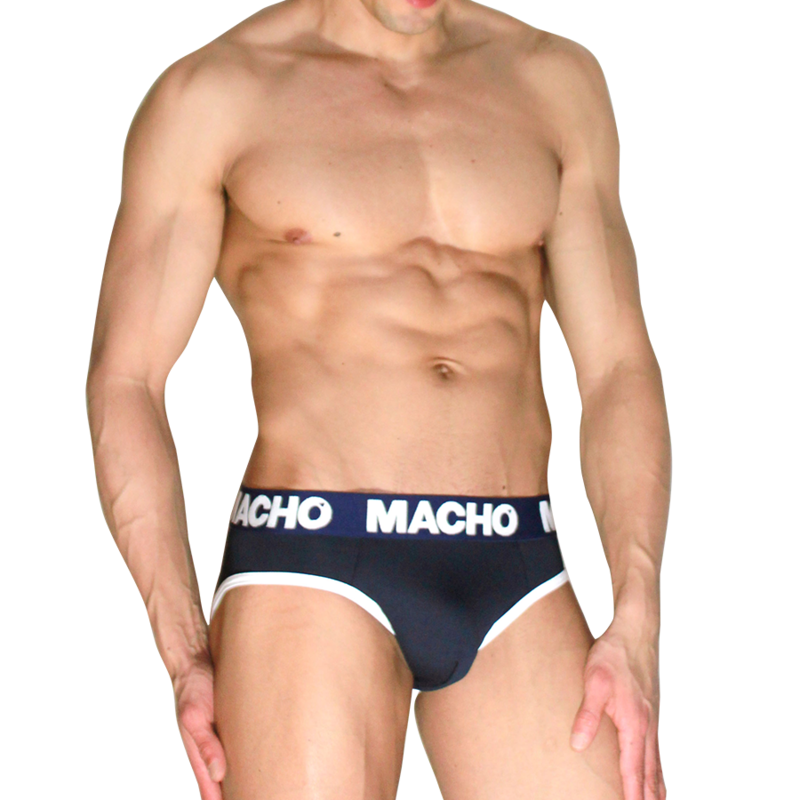MACHO - MCH008 NAVY BLUE CLASSIC SLIP S - XL