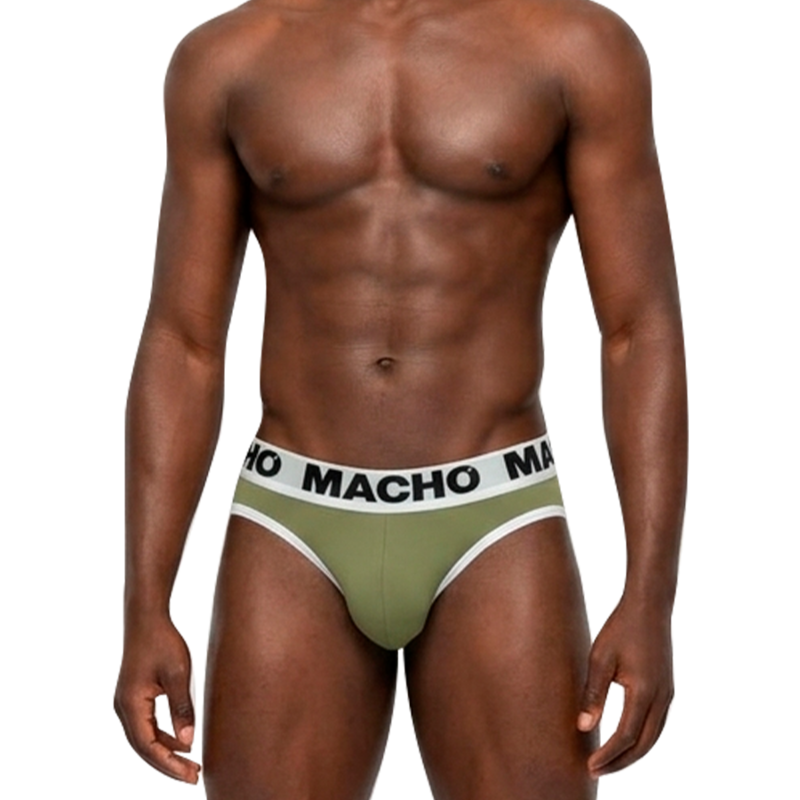 MACHO - MCH013 MILITARY GREEN SLIP S - XL