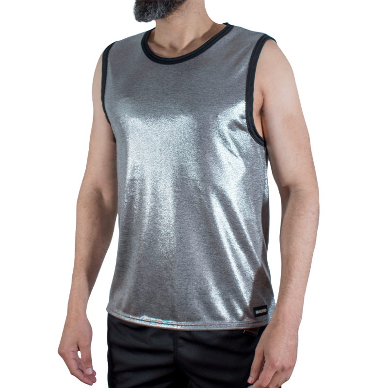 MACHO - FINE GLITTER T-SHIRT S/M AND L/XL