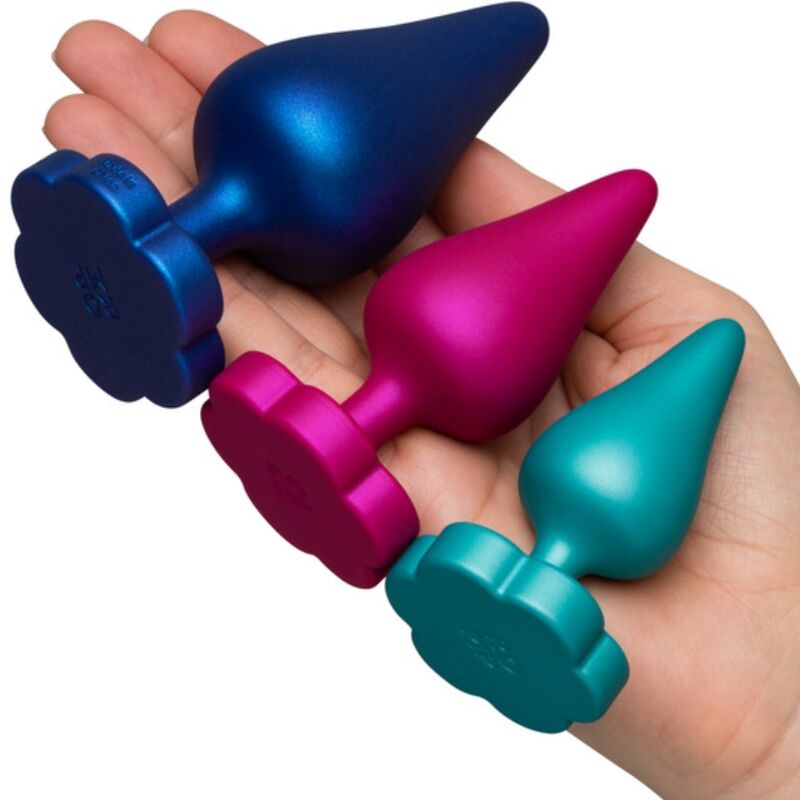 ROMP - LUSTER ANAL TRAINING KIT S/M/L WITH FLOWER-SHAPED BASE - Bild 4