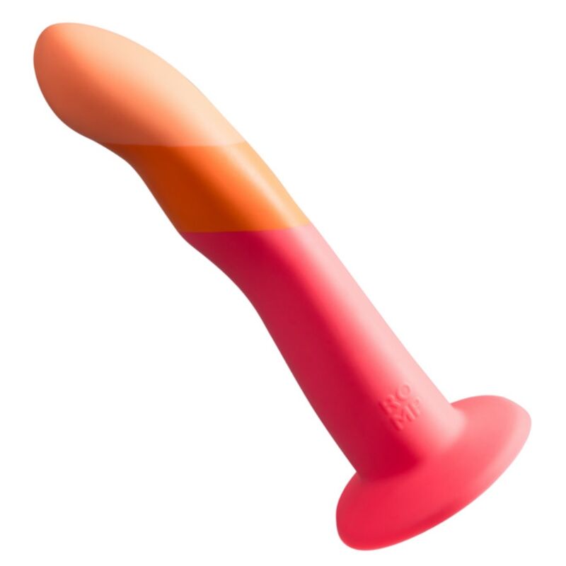 Alternative view of ROMP - DIZI SILICONE DILDO WITH SUCTION CUP TRICOLOR 18 CM
