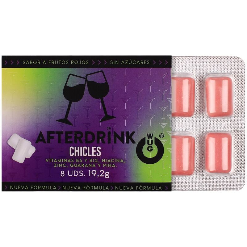 Alternative view of WUG GUM - AFTER DRINK HANGOVER 8 UNITS