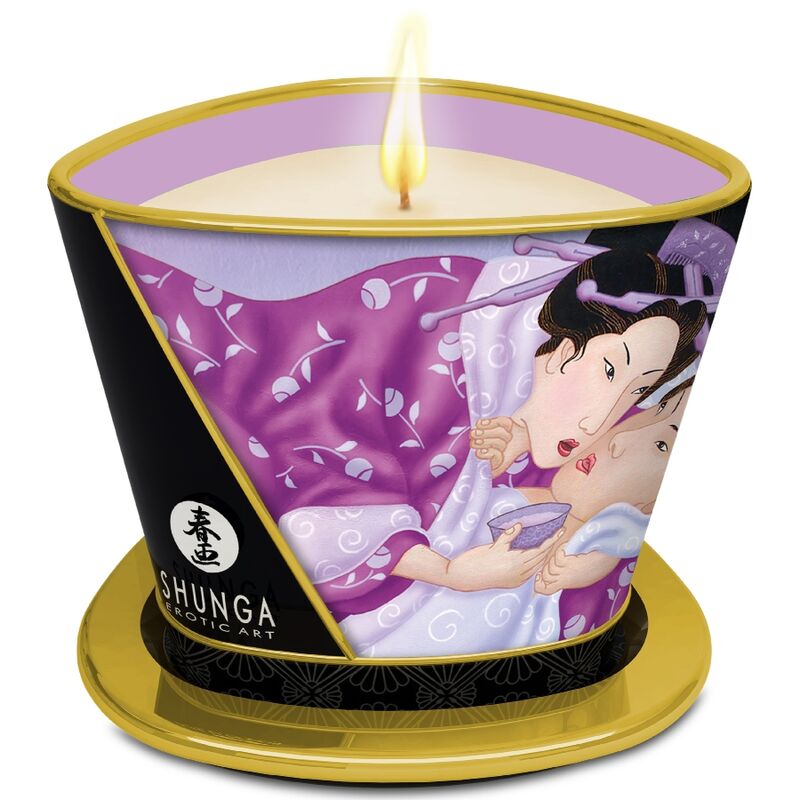 Alternative view of SHUNGA - MASSAGE CANDLE LAVANDER 170 ML