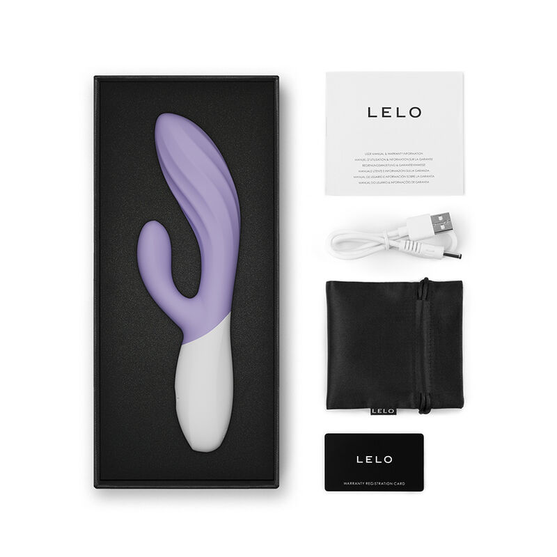 LELO - INA TWIST DOUBLE VIBRATOR RABBIT FOR G-SPOT AND CLITORIS LAVENDER - Bild 5