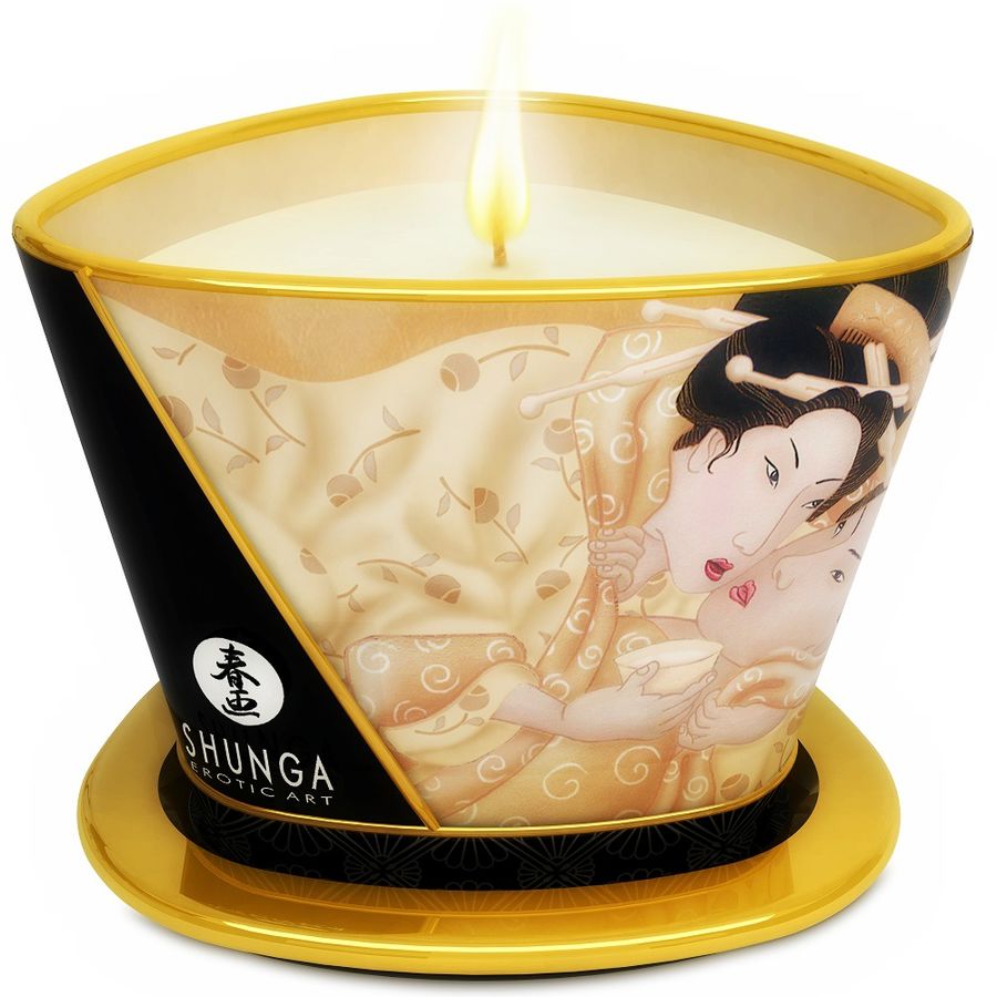 MINI CARESS BY CANDLELIGHT MASSAGE CANDLE DESIRE / VANILLA