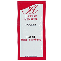 EXTASE SENSUEL - STRAWBERRY STIMULATING OIL 10 ML