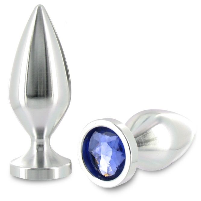 METALHARD ANAL PLUG DIAMOND CRISTAL SMALL 5.71CM