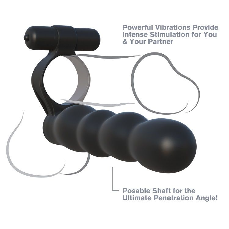 FANTASY C-RINGZ POSABLE DOUBLE PENETRATOR
