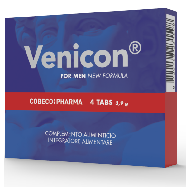 VENICON FOR MEN 4 TABS /en/de/fr/es/it/nl/