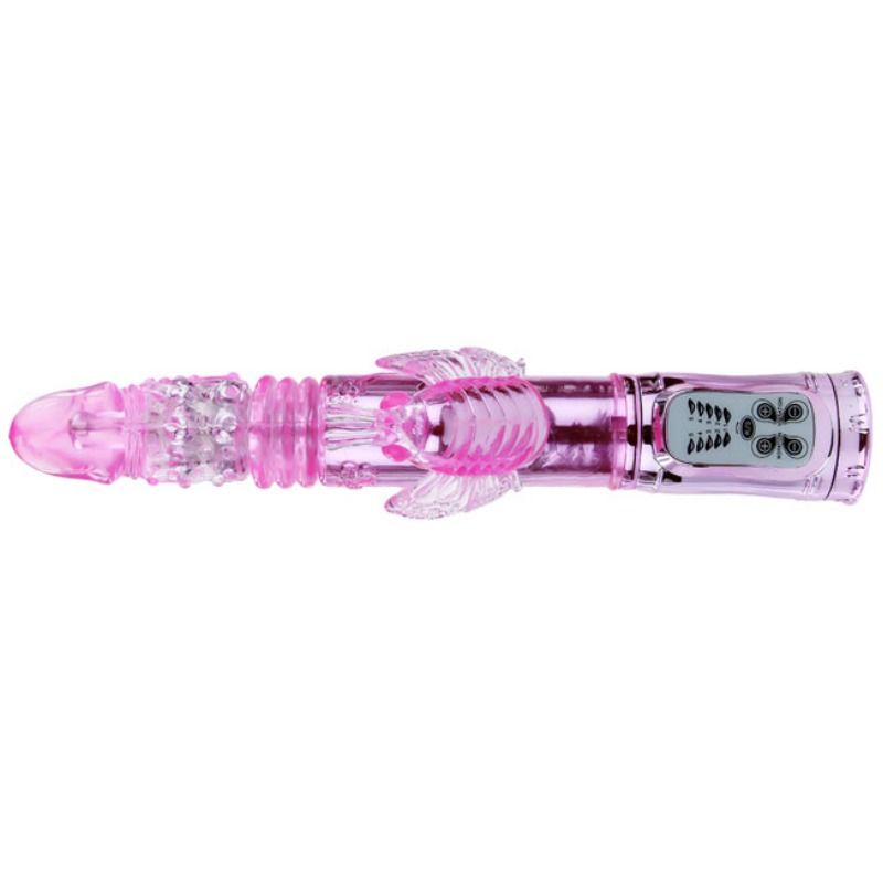 RECHARGEABLE VIBRATOR MULTIFUNCTION WITH CLIT STIMULATING THROBBING BUTTERFLY - Bild 4
