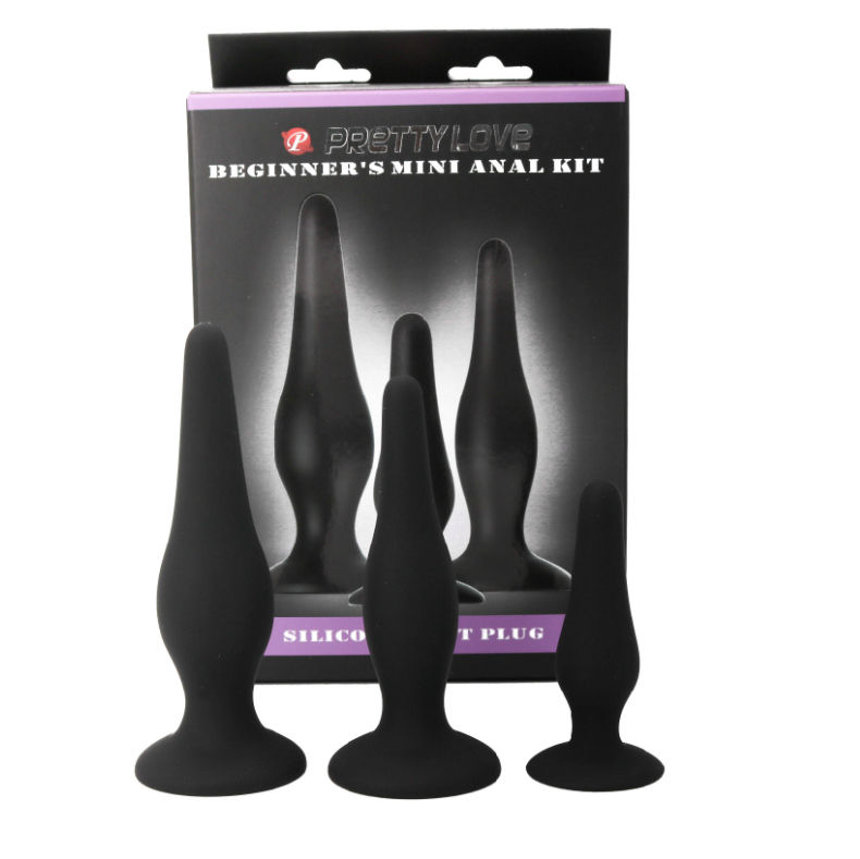 Alternative view of PRETTY BOTTOM - BEGGINER'S ANAL KIT SILICONE PLUGS