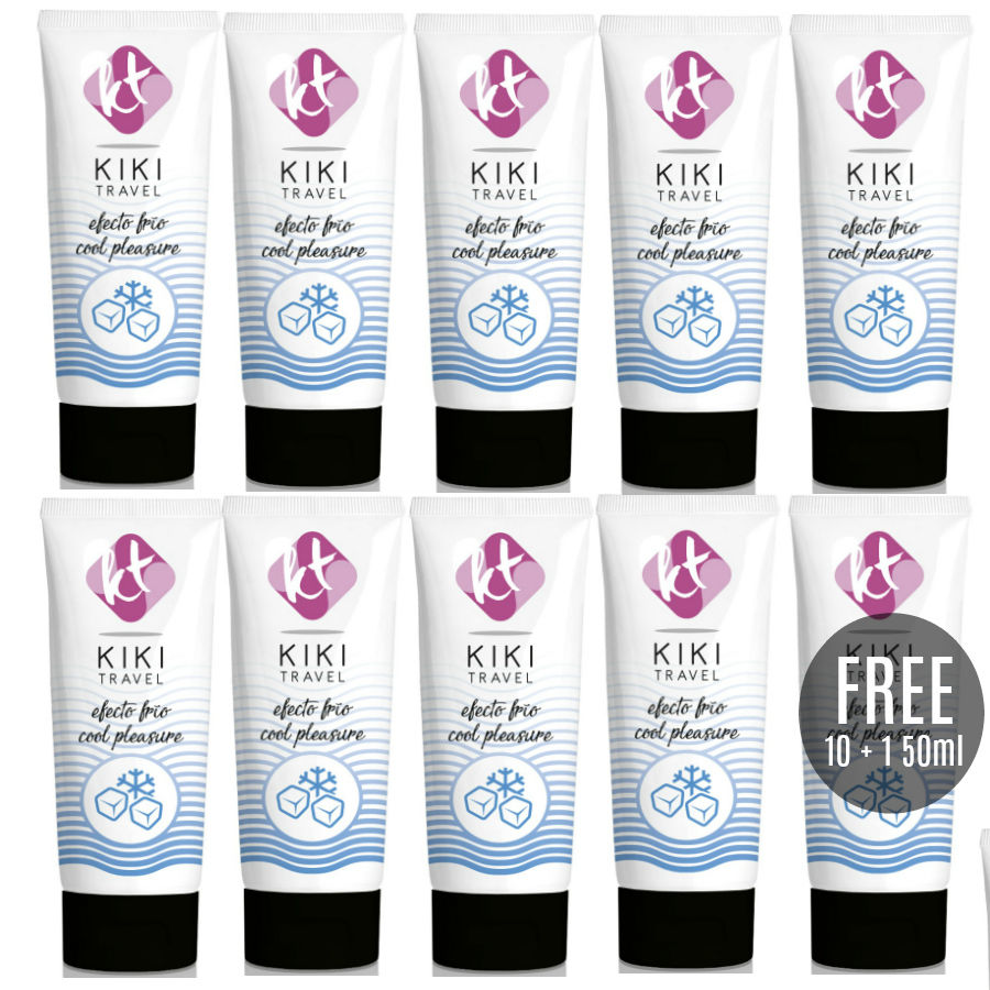 KIKÍ TRAVEL - COOLING EFFECT LUBRICANT 50 ML 10+1 FREE