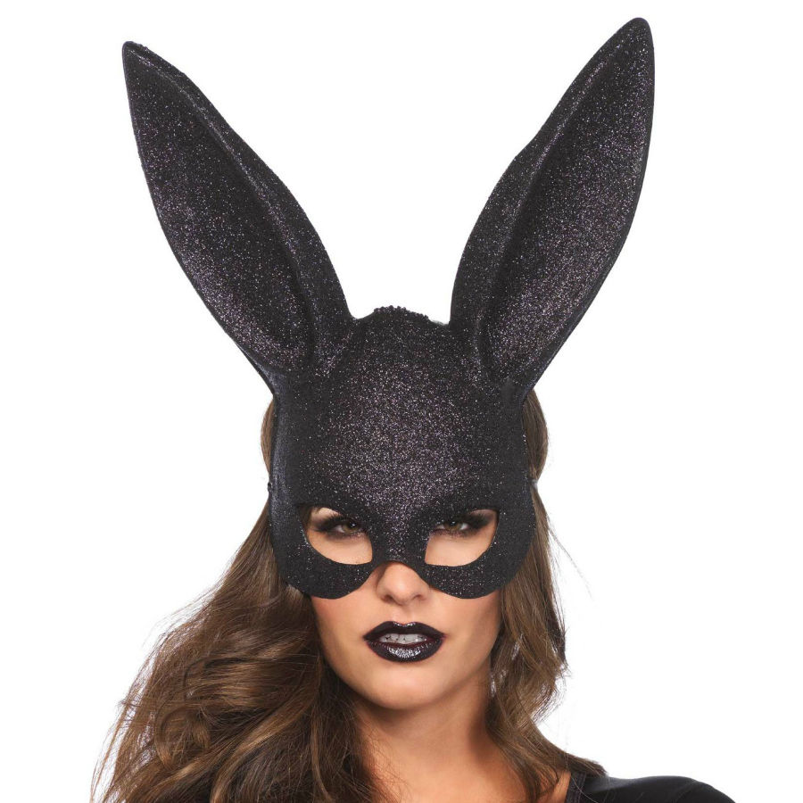 LEGAVENUE GLITTER MASQUERADE RABBIT MASK