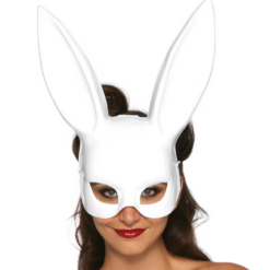 LEG AVENUE MASQUERADE RABBIT MASK WHITE