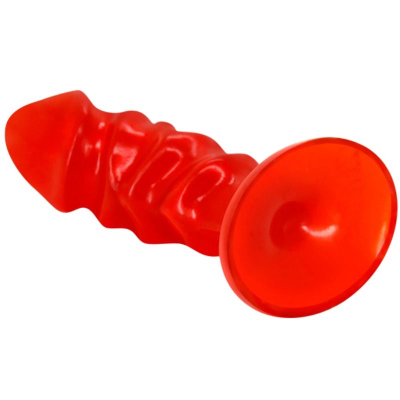 BAILE UNISEX ANAL PLUG WITH SUCTION CUP RED - Bild 5