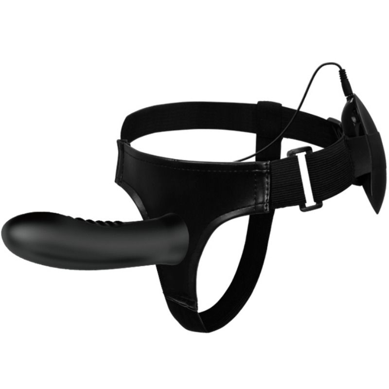 PRETTY LOVE MYRON VIBRATING STRAP ON AND HOLLOW DILDO