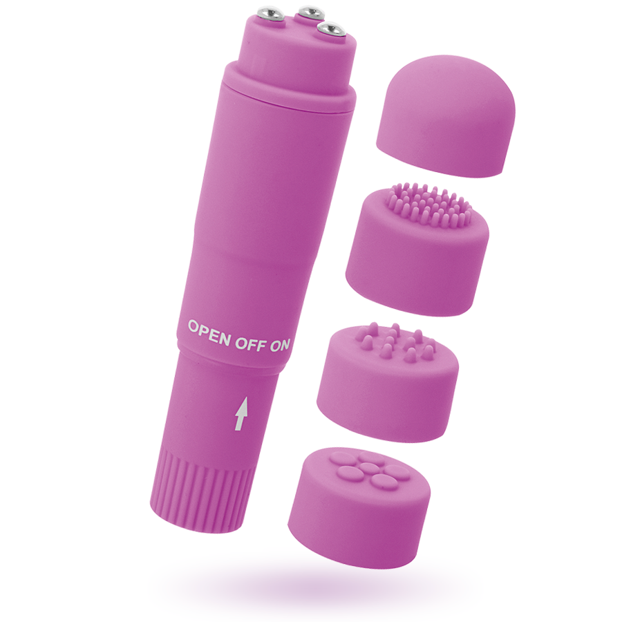 Alternative view of GLOSSY KURT POCKET MASSAGER PURPLE