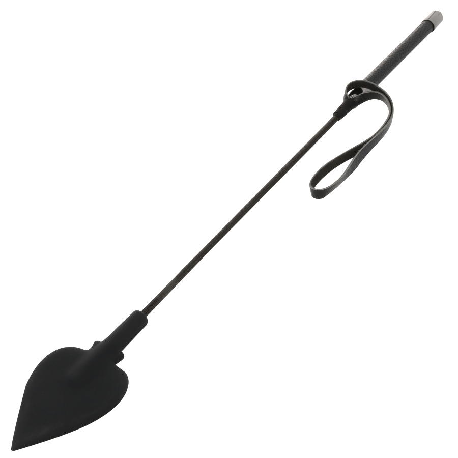 Alternative view of DARKNESS  RIDING CROP BLACK SILICONE