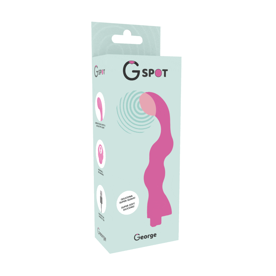 Alternative view of G-SPOT GEORGE G-SPOT VIBRATOR GUM PINK