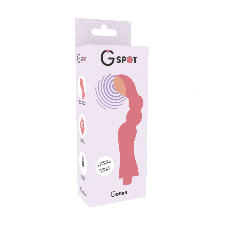 Alternative view of G-SPOT GOHAN G-SPOT VIBRATOR LIGHT RED