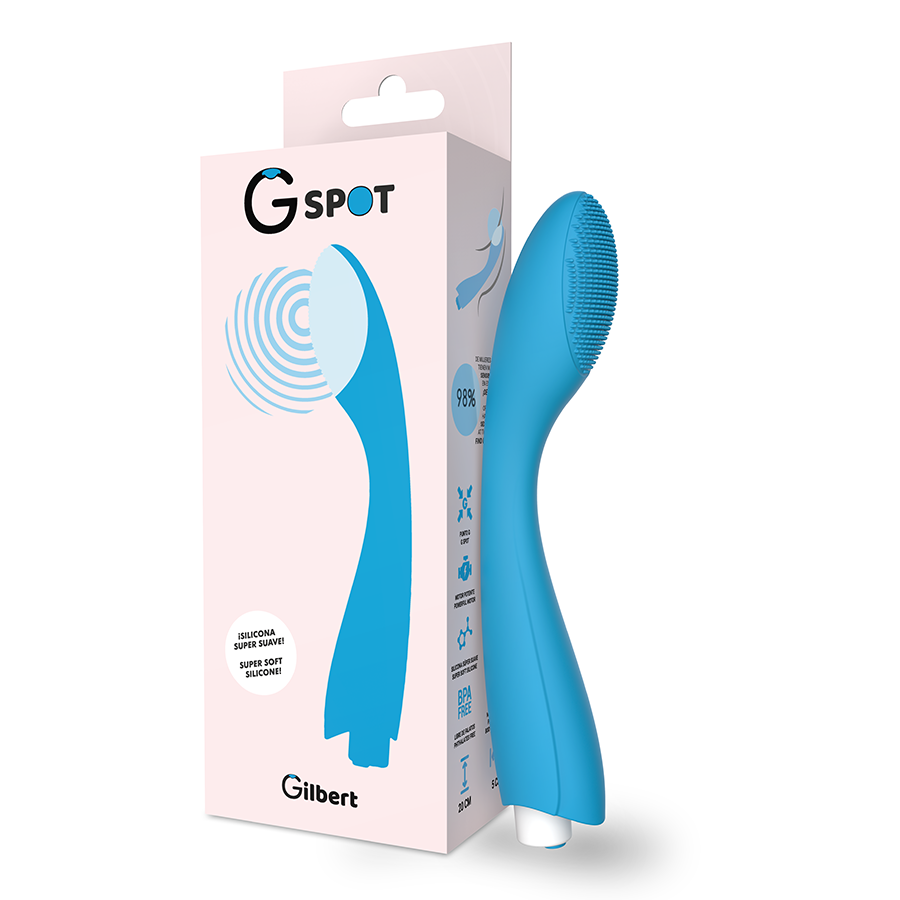 Alternative view of G-SPOT GYLBERT TURQUOISE BLUE G-SPOT VIBRATOR