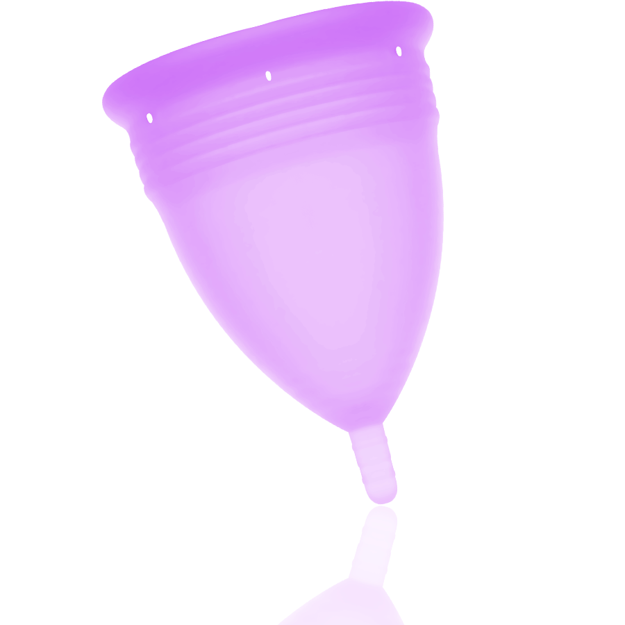 Alternative view of STERCUP MENSTRUAL CUP SIZE L PURPLE COLOR FDA SILICONE