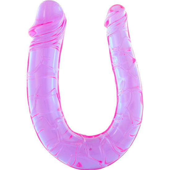 Alternative view of SEVENCREATIONS DOUBLE MINI TWIN HEAD JELLY PENIS DONG
