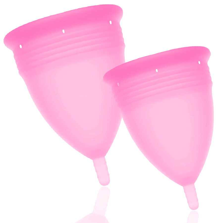 Alternative view of STERCUP - FDA SILICONE MENSTRUAL CUP PACK SIZE S + L PINK