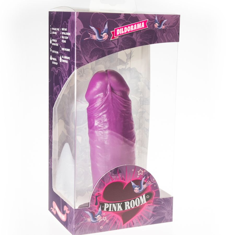 Alternative view of PINK ROOM DAEL REALISTIC DILDO PURPLE 18.5 CM