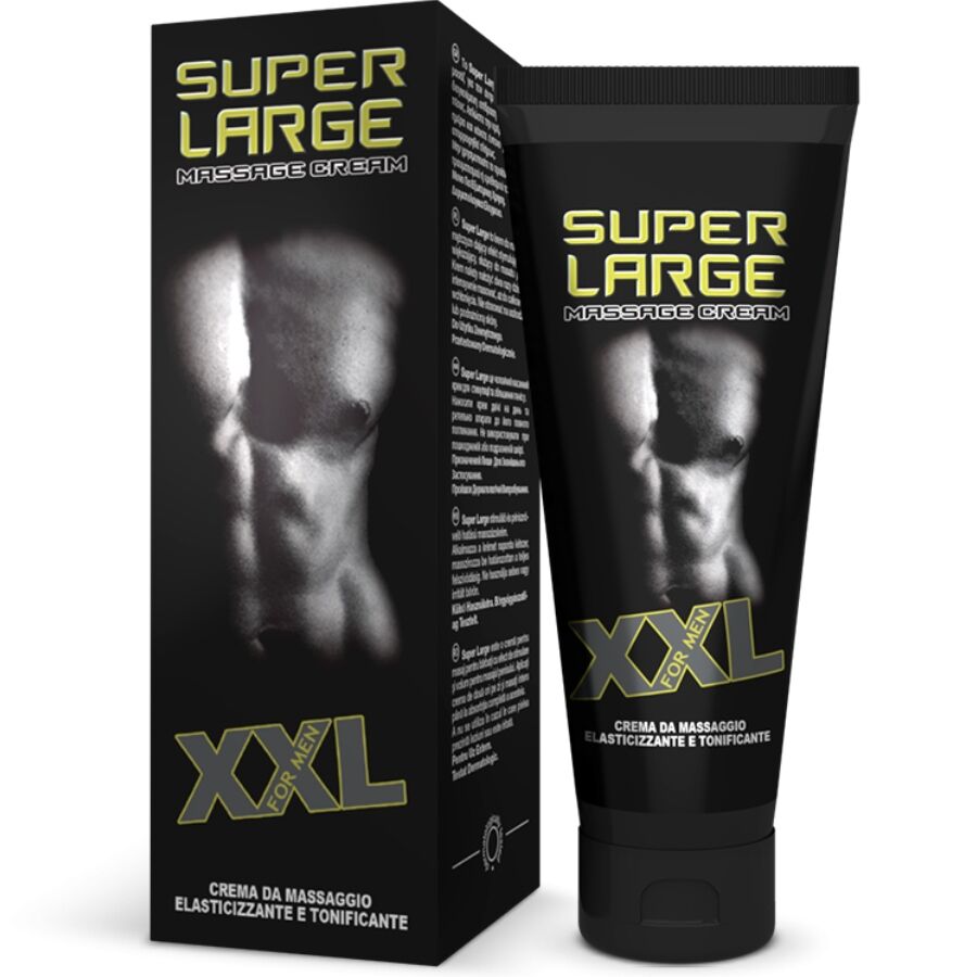 SUPER LARGE XXL MASSAGE AND ELASTIZING CREAM FOR PENIS 75 ML