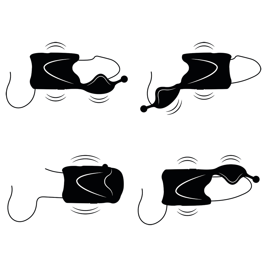 Alternative view of JAMYJOB RECHARGEABLE HEAD STROKER MASTURBATOR