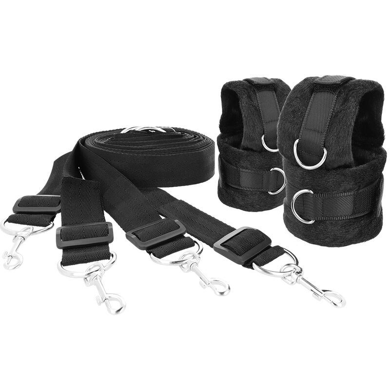 DARKNESS INTERLACE OVER AND UNDER BED RESTRAINT SET - Bild 2