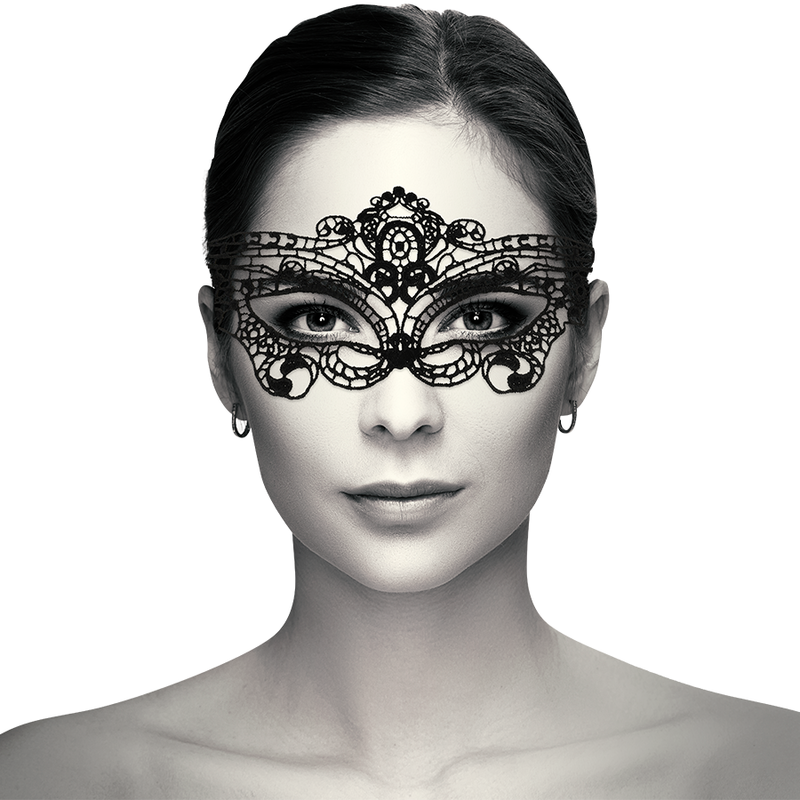 Alternative view of COQUETTE CHIC DESIRE LACE MASK BLACK