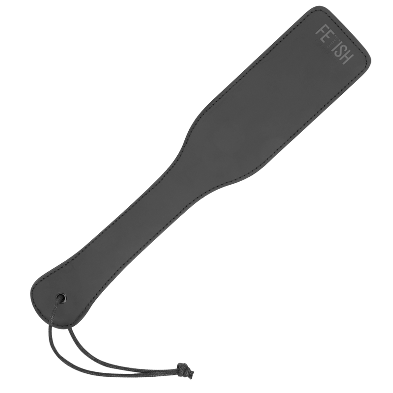 Alternative view of FETISH SUBMISSIVE BLACK PADDLE WITH STITCHING