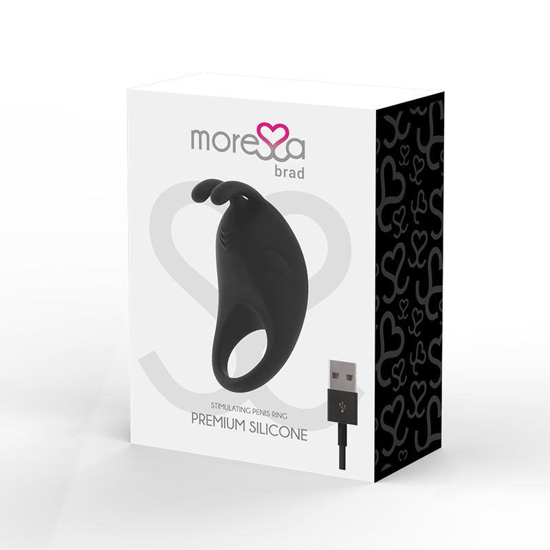 MORESSA BRAD PREMIUM SILICONE RECHARGEABLE BLACK - Bild 4