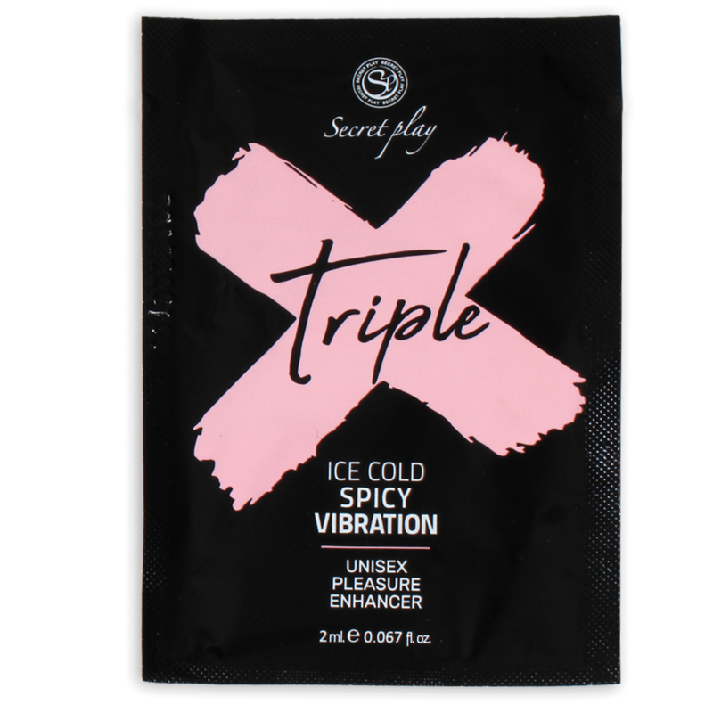 SECRETPLAY SINGLE DOSE TRIPLE X PLEASURE INTENSIFIER