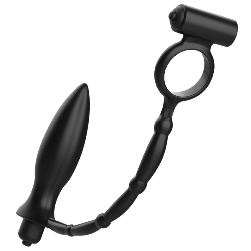 Alternative view of ADDICTED TOYS ANAL PLUG WITH VIBRATORY RING